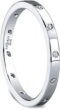 Jeff Cooper Round Diamond Eternal Collection Wedding Band