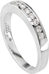 Jeff Cooper Round Diamond Nikole Collection Wedding Band