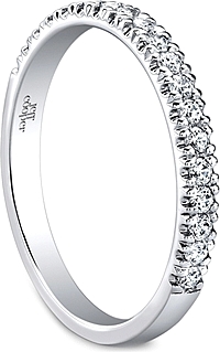 Jeff Cooper 'Tracie' Prong Set Diamond Wedding Band