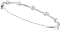 KC Designs 14K White Gold Diamond Bangle