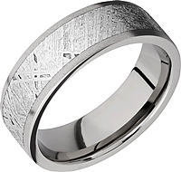 Lashbrook Titanium & Meteorite Wedding Band