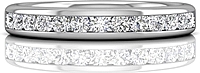 Martin Flyer Channel Set Diamond Wedding Band