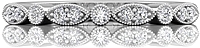 Martin Flyer Pave Diamond Wedding Band