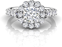 Martin Flyer Prong Set Diamond Engagement Ring