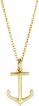 Maya J 14k Gold Anchor Necklace