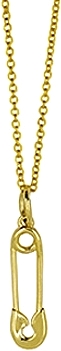 Maya J 14k Gold Safety Pin Necklace