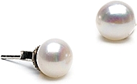 Pair of 6.0-7.0mm White Freshwater Pearl Stud Earrings