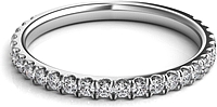 Pave Diamond  Wedding Band