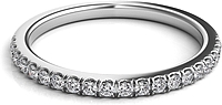 Pave Diamond Wedding Band