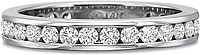 Precision Set Channel Diamond Wedding Band