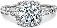 Precision Set Flush Fit Diamond Engagement Ring