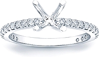 Prong-Set Diamond Engagement Ring- .40ct tw