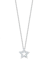 Roberto Coin Tiny Treasures Diamond Star Necklace