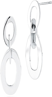 Roberto Coin White Gold Chic & Shine Earrings