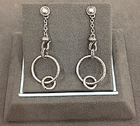 Scott Kay Sterling Silver Drop Earrings