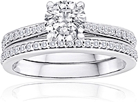 Signature Pave Diamond Engagement Ring