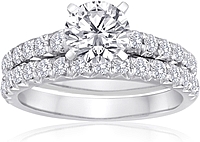 Signature Pave Diamond Engagement Ring