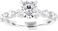 Signature Single Prong Diamond Engagement Ring