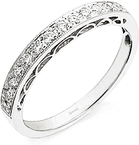 Simon G Pave Diamond Wedding Band