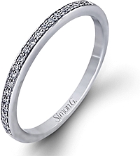 Simon G Pave Diamond Wedding Band