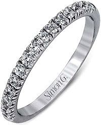 Simon G Pave Diamond Wedding Band