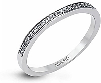 Simon G Pave Diamond Wedding Band