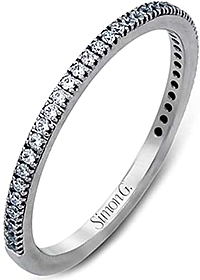 Simon G Pave Diamond Wedding band