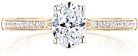 Tacori 14k Gold Pave Diamond Engagement Ring