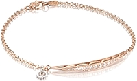 Tacori 18k Rose Gold Tendril Diamond Bracelet