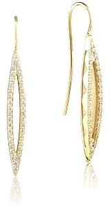 Tacori 18k Yellow Gold Diamond Marquise Earrings