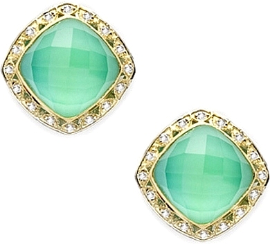 Tacori 18k925 Lemon Quartz Neolite Diamond Earrings Se106y08