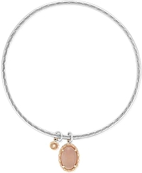 Tacori 18K925 Moon Rosé Charm Bangle