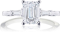 Tacori Baguette Diamond Engagement Ring