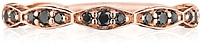 Tacori Black Diamond Wedding Band