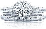 Shown with matching wedding band sold separately.
