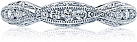 Tacori Criss-Cross Channel-Set & Pave Diamond Eternity Band