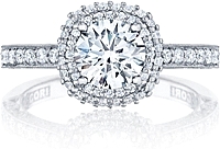 Tacori Cushion Halo Diamond Engagement Ring