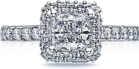 Tacori Double Halo Diamond Engagement Ring