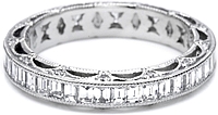 Tacori Emerald Cut Diamond Wedding Band