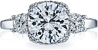Tacori Engagement Ring w/ Pave-Set Diamonds