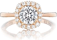 Tacori Full Bloom Diamond Halo Engagement Ring