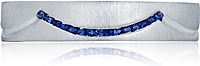 Tacori Gents 5mm Sapphire Wedding Band