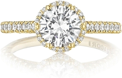 Tacori yellow gold outlet engagement rings