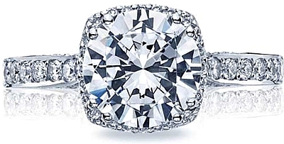 Tacori shop cushion halo