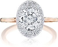 Tacori Inflori Diamond Engagement Ring