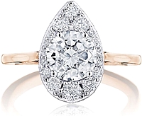 Tacori Inflori Diamond Engagement Ring