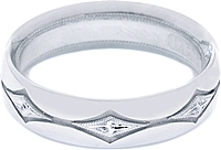 Tacori Men's Engraved Wedding Band 6.0mm