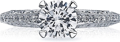 Tacori Pave Diamond Engagement Ring 2616