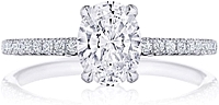 Tacori Pave Diamond Engagement Ring