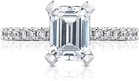 Tacori Pave Diamond Engagement Ring